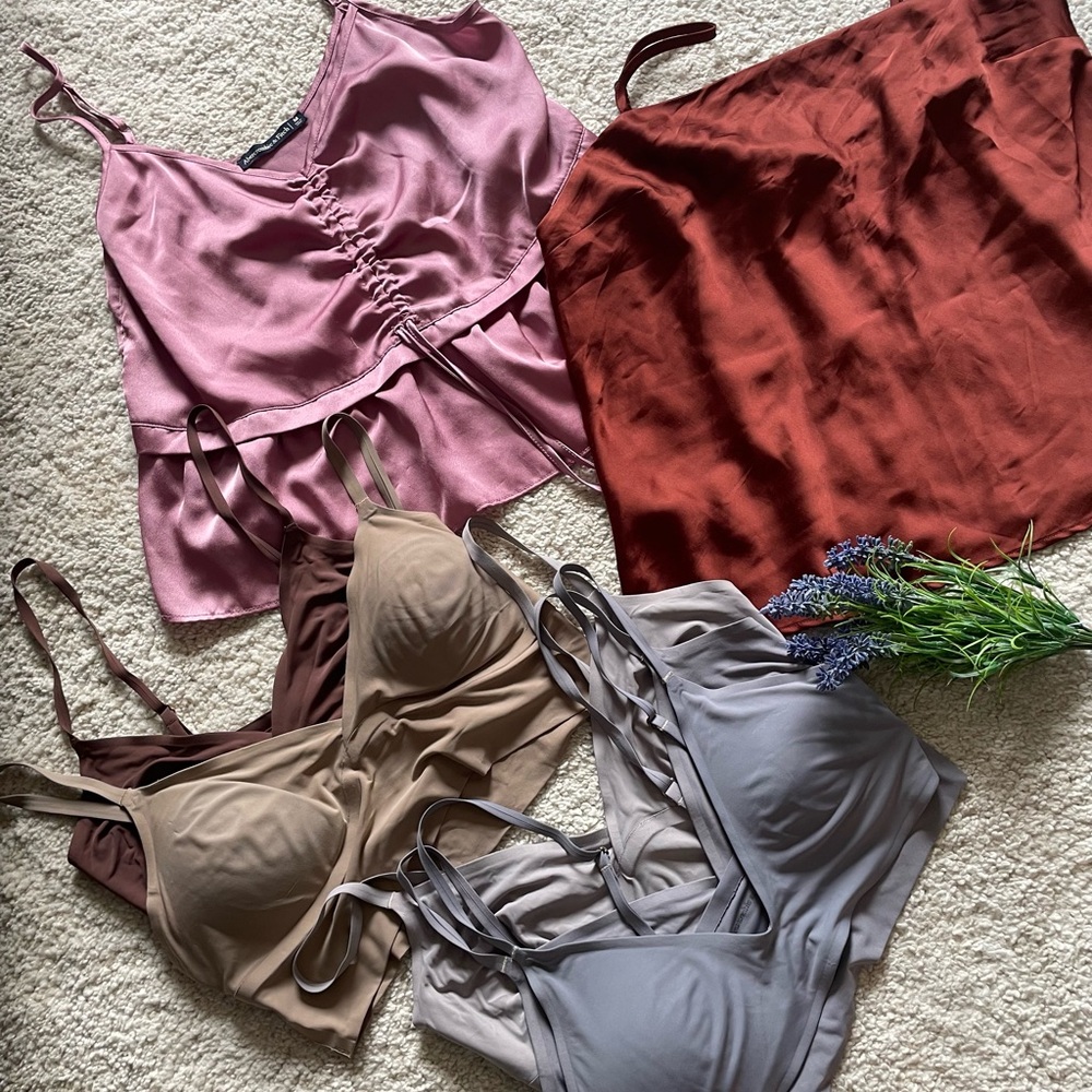 Abercrombie & Fitch Camis and Bra Bundle